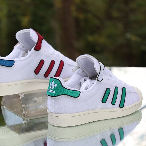 adidas gazelle silver green womens adidas Superstar Shoes White/Black/Green H06192